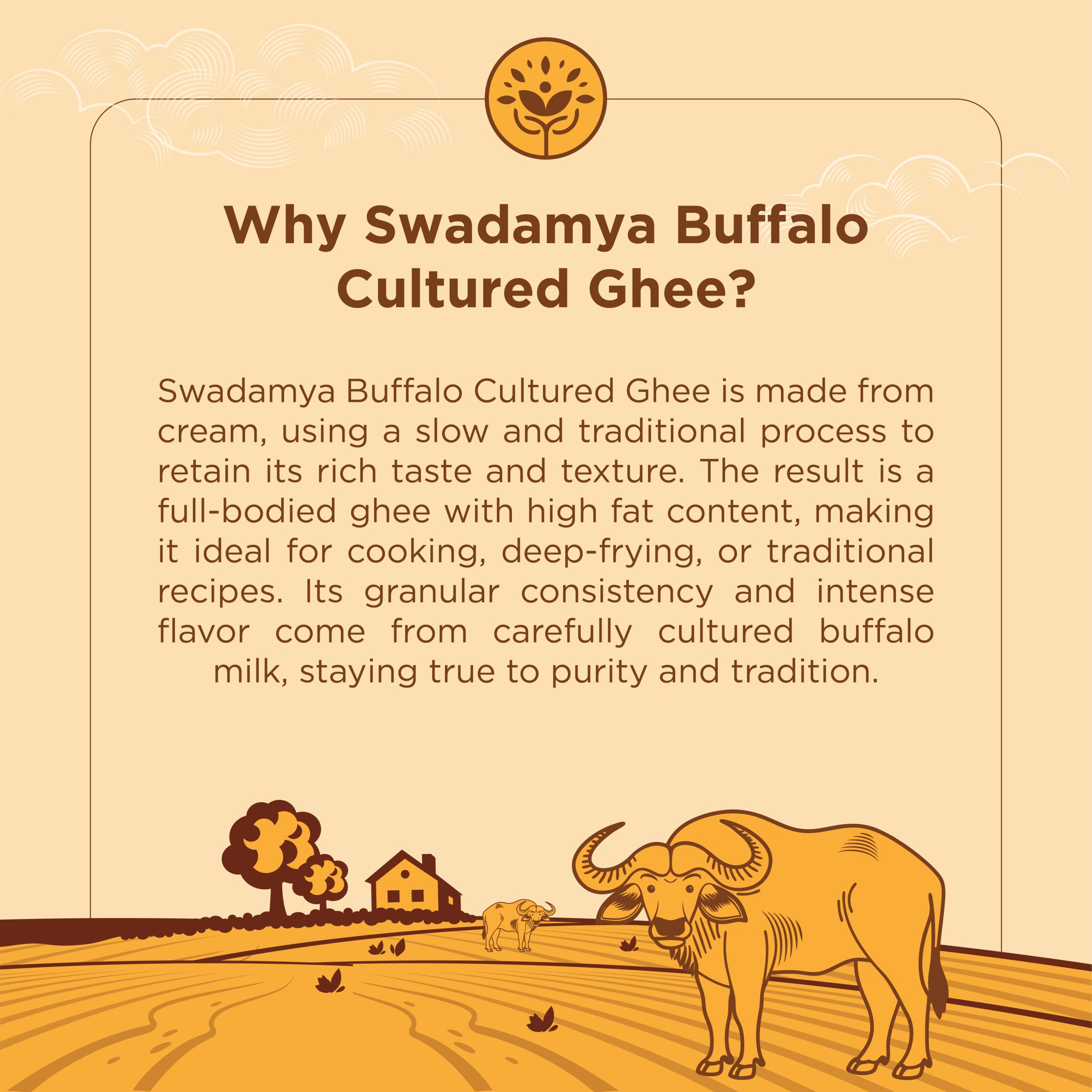 Buffalo Cultured Ghee 850 ML - Image 5