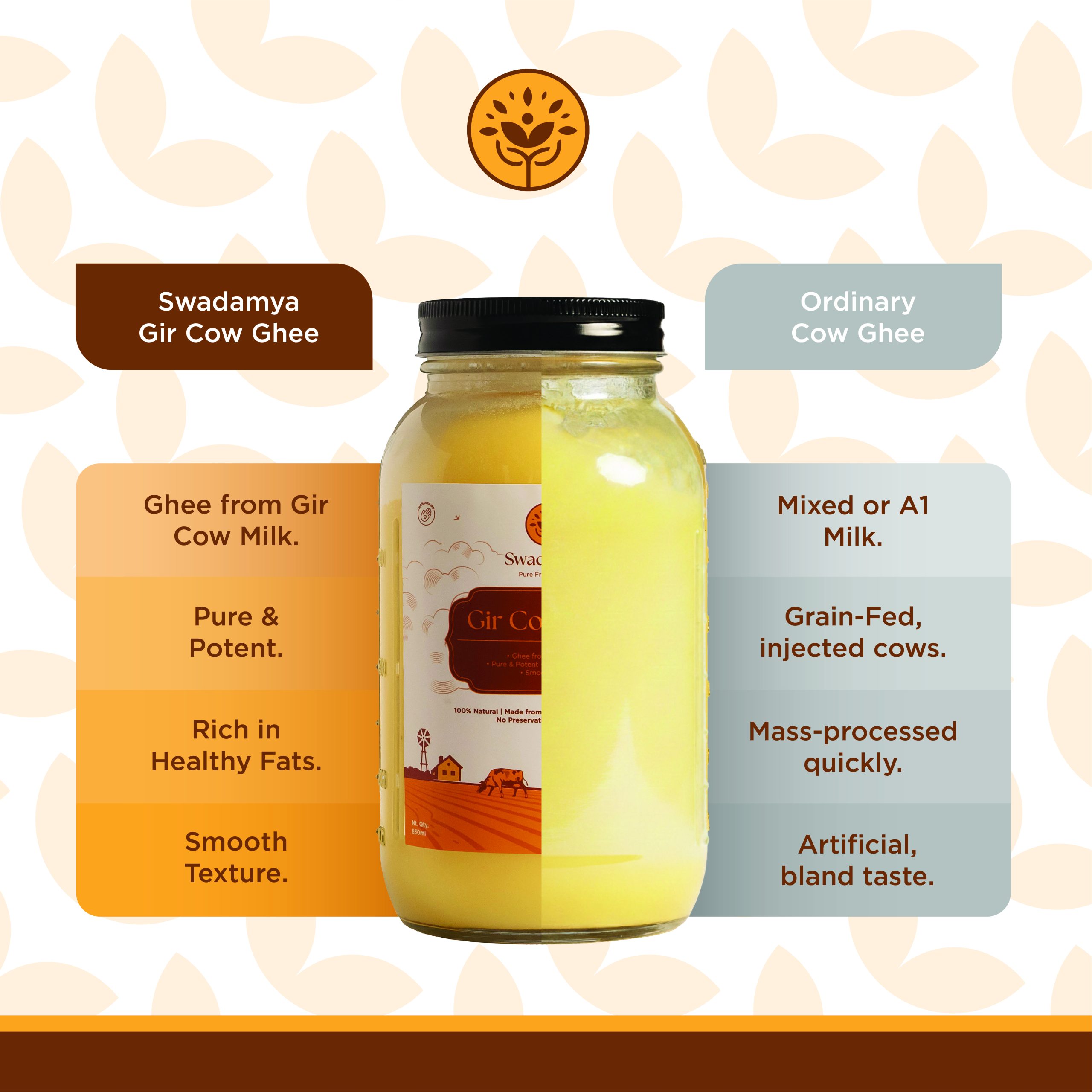 Gir Cow Ghee 850 ML - Image 6