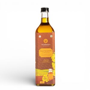 Swadamya Cold Pressed Mustard Oil 1000 ML Front
