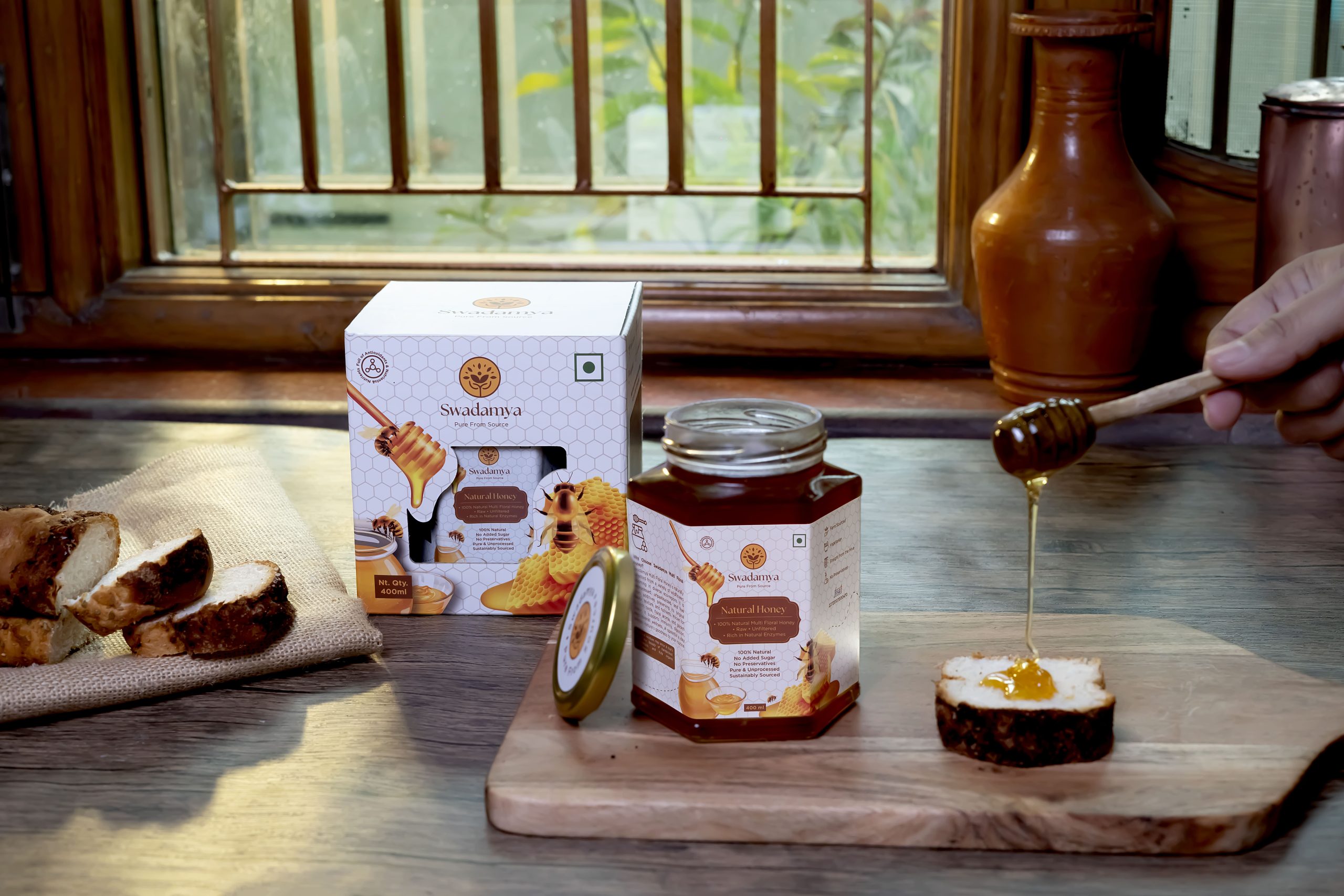 Swadamya Honey in Indian Kitchen